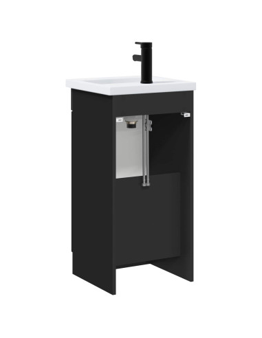 Mobile da bagno con lavabo Nero 42 x 40 x 84,5 cm