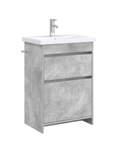 Set di mobili per il bagno Grigio Cemento 61 x 40 x 84,5 cm
