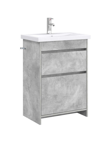 Set di mobili per il bagno Grigio Cemento 61 x 40 x 84,5 cm