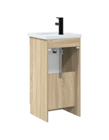 Mobile da bagno con lavabo Rovere Sonoma 42 x 40 x 84,5 cm