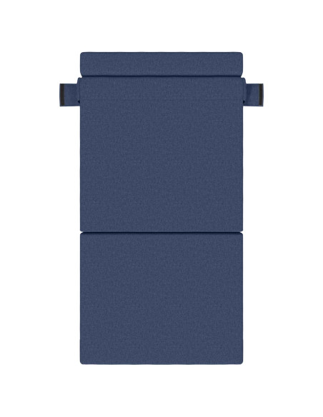 Divano Letto Pieghevole Blu 70 x 72 x 60 cm Tessuto