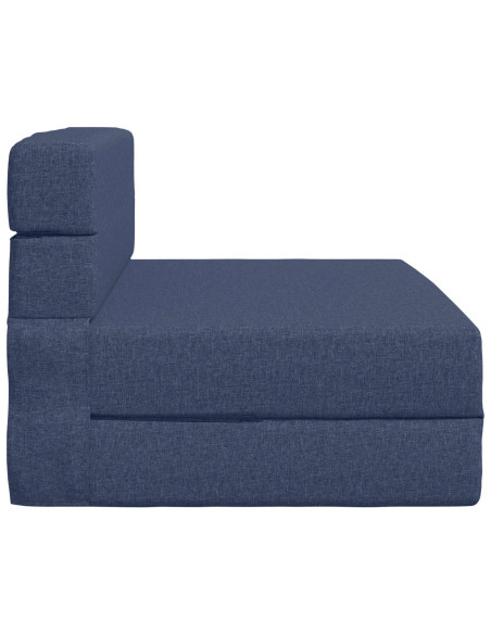 Divano Letto Pieghevole Blu 70 x 72 x 60 cm Tessuto