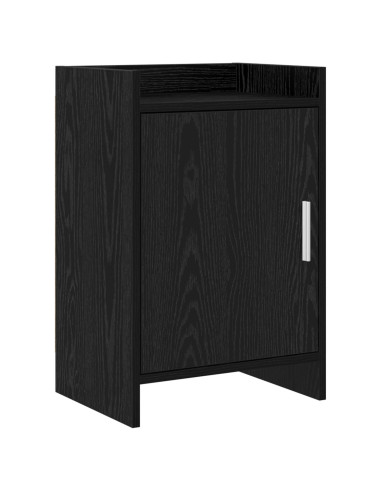 Comodini Rovere Nero 40 x 30 x 60 cm Legno ingegnerizzato