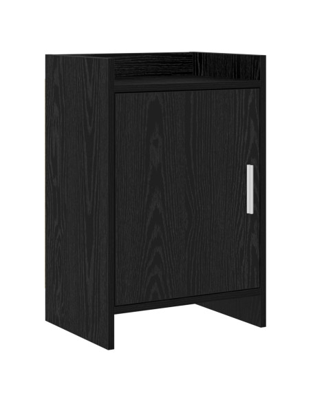 Comodini Rovere Nero 40 x 30 x 60 cm Legno ingegnerizzato