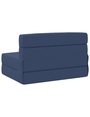 Divano Letto Pieghevole Blu 70 x 72 x 60 cm Tessuto