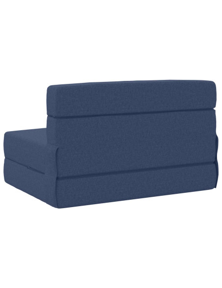 Divano Letto Pieghevole Blu 70 x 72 x 60 cm Tessuto