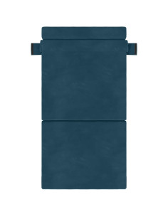 Divano Letto Pieghevole Blu 70 x 72 x 60 cm Tessuto 2