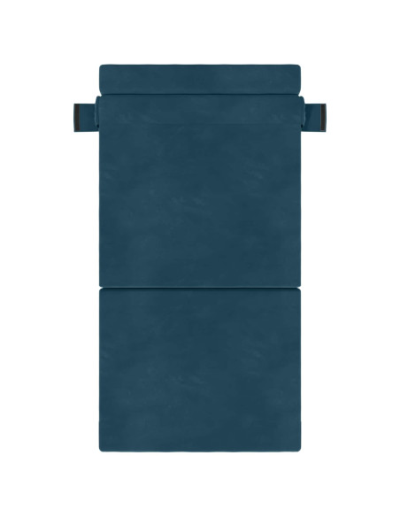 Divano Letto Pieghevole Blu 70 x 72 x 60 cm Tessuto