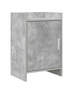 Comodini Grigio Cemento 40 x 30 x 60 cm Legno ingegnerizzato
