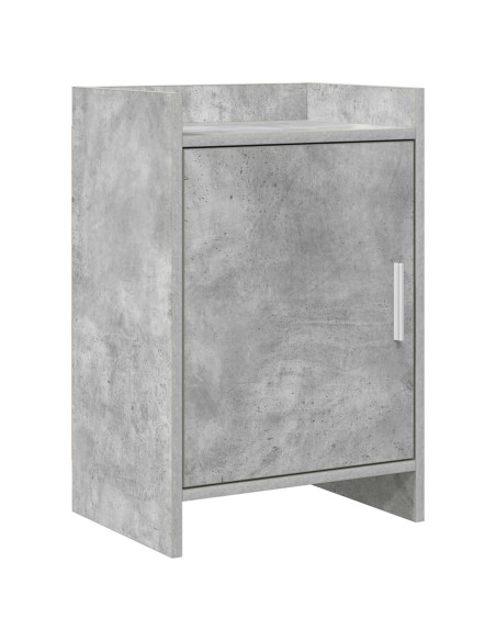 Comodini Grigio Cemento 40 x 30 x 60 cm Legno ingegnerizzato