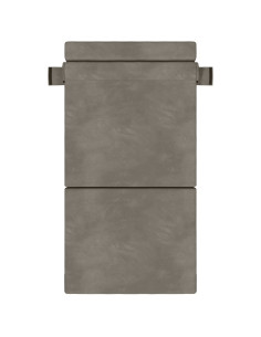 Divano Letto Pieghevole Grigio Chiaro 70 x 72 x 60 cm Tessuto 2