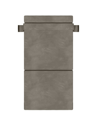 Divano Letto Pieghevole Grigio Chiaro 70 x 72 x 60 cm Tessuto