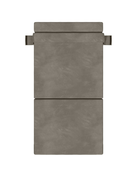 Divano Letto Pieghevole Grigio Chiaro 70 x 72 x 60 cm Tessuto