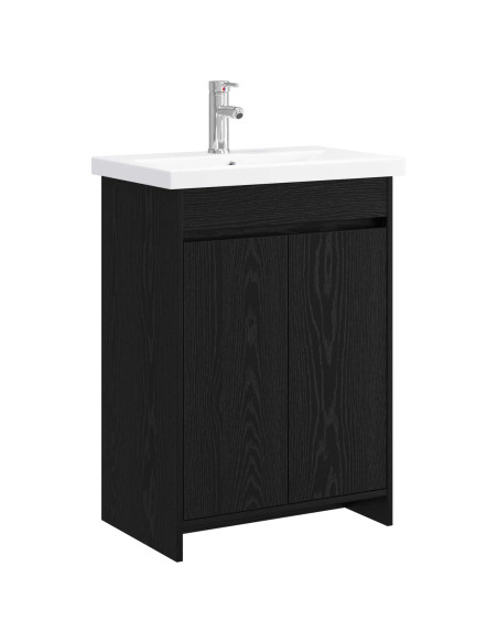 Set di mobili per il bagno Rovere Nero 61 x 40 x 84,5 cm