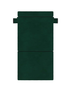 Divano Letto Pieghevole Verde Scuro 70 x 72 x 60 cm Tessuto 2