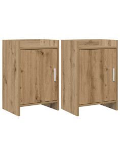 Comodini 2 pcs Rovere Artigianale 40 x 30 x 60 cm