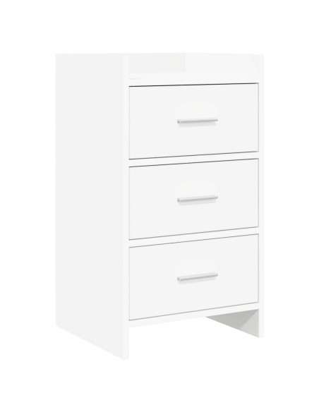 Comodini Bianco 40 x 36 x 70 cm Legno ingegnerizzato