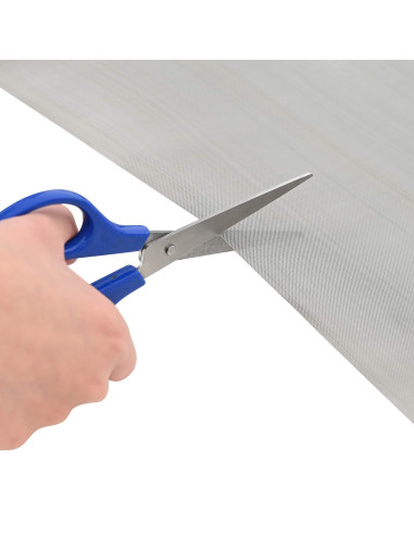 Rete per schermatura 100 x 2000 cm 60 Mesh Argento