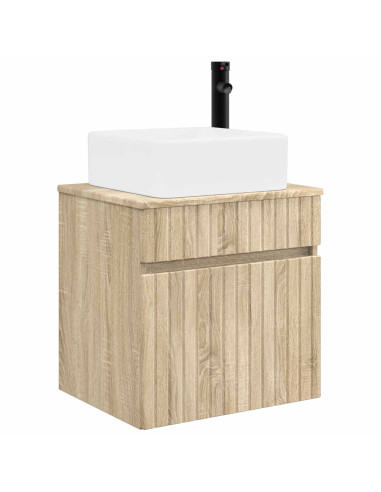 Mobile lavabo da parete Rovere Sonoma 49 x 41 x 63 cm