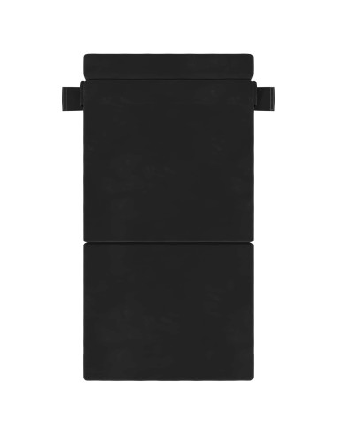Divano Letto Pieghevole Nero 70 x 72 x 60 cm Tessuto