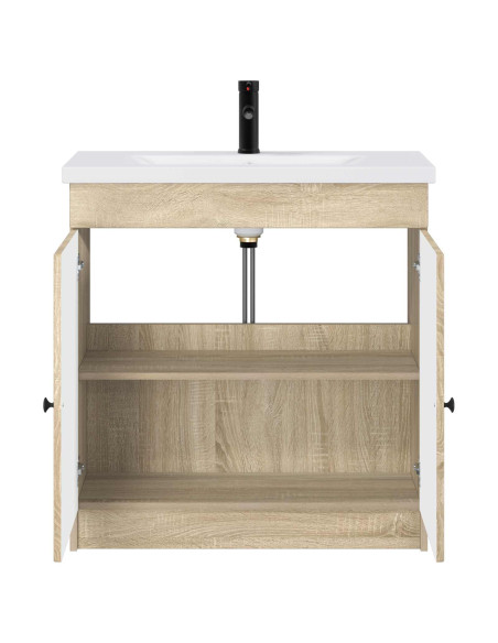 Set di mobili per il bagno Rovere Sonoma 56 x 37,5 x 81 cm