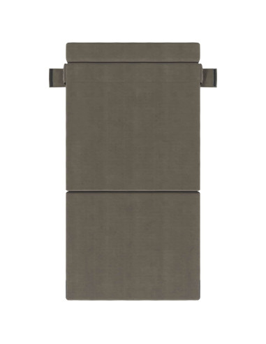 Divano Letto Pieghevole Grigio Chiaro 70 x 72 x 60 cm Tessuto