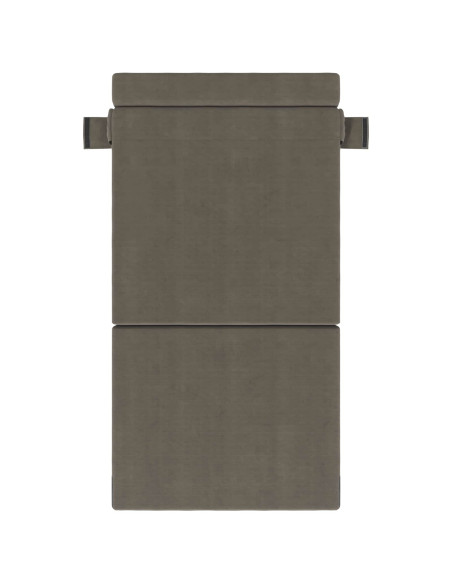 Divano Letto Pieghevole Grigio Chiaro 70 x 72 x 60 cm Tessuto