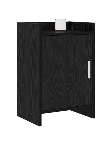 Comodini 2 pcs Rovere Nero 40 x 30 x 60 cm Legno ingegnerizzato