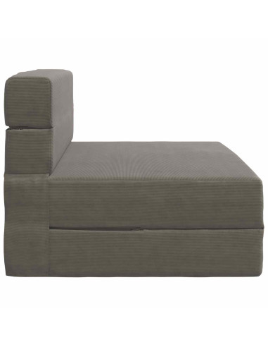 Divano Letto Pieghevole Grigio Chiaro 70 x 72 x 60 cm Tessuto