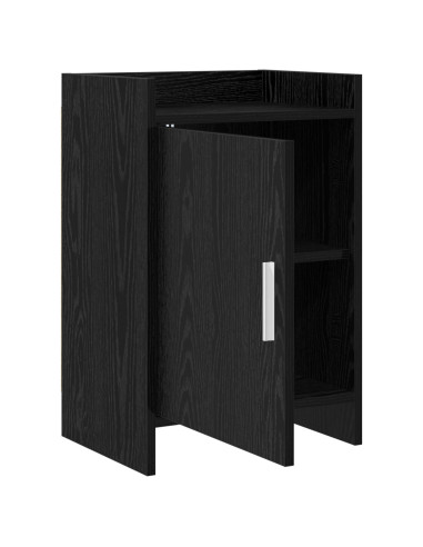 Comodini 2 pcs Rovere Nero 40 x 30 x 60 cm Legno ingegnerizzato