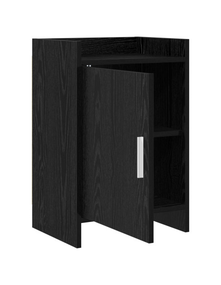 Comodini 2 pcs Rovere Nero 40 x 30 x 60 cm Legno ingegnerizzato