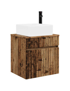 Mobile lavabo da parete Legno antico 49 x 41 x 63 cm
