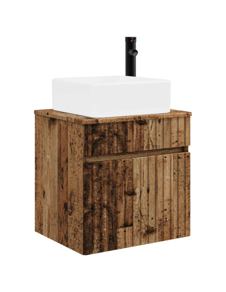 Mobile lavabo da parete Legno antico 49 x 41 x 63 cm