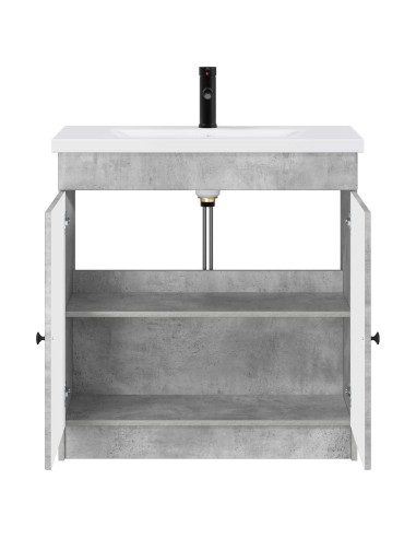 Set di mobili per il bagno Grigio Cemento 56 x 37,5 x 81 cm