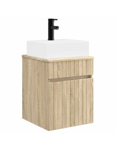Mobile Lavabo da Parete Rovere Sonoma 39 x 41 x 62,5 cm
