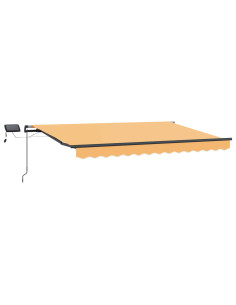 Tenda Retrattile Sabbia 400 × 300 cm Tessuto