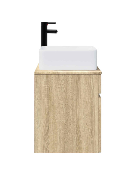 Mobile lavabo da parete Rovere Sonoma 49 x 41 x 63 cm