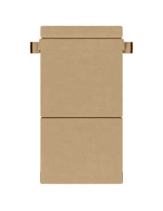 Divano Letto Pieghevole Verde Grigio 70 x 72 x 60 cm Tessuto 2
