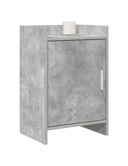 Comodini Grigio Cemento 40 x 30 x 60 cm Legno ingegnerizzato
