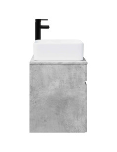 Mobile lavabo da parete Grigio Cemento 49 x 41 x 63 cm 2