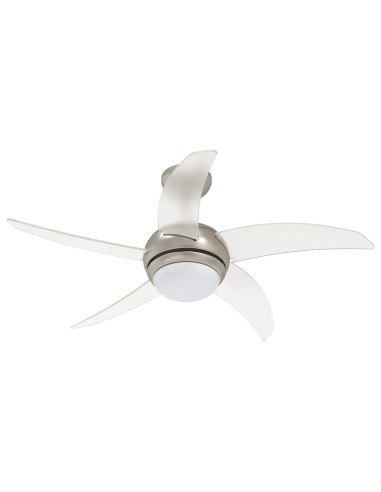 Ventilatore da soffitto con luce e telecomando Ø 110 cm