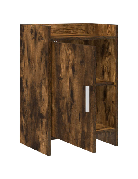 Comodini 2 pcs Rovere Fumo 40 x 30 x 60 cm Legno ingegnerizzato
