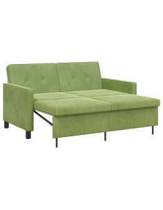 Divano letto Verde chiaro Tessuto 2