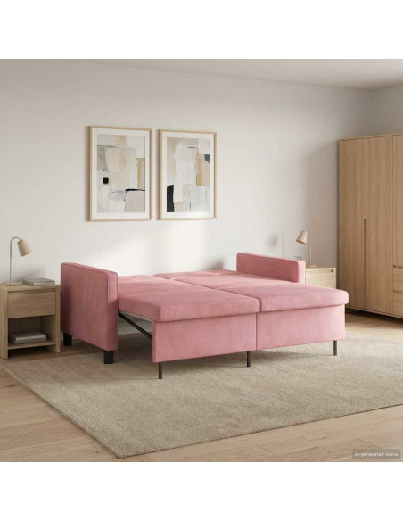 Divano letto Rosa Tessuto