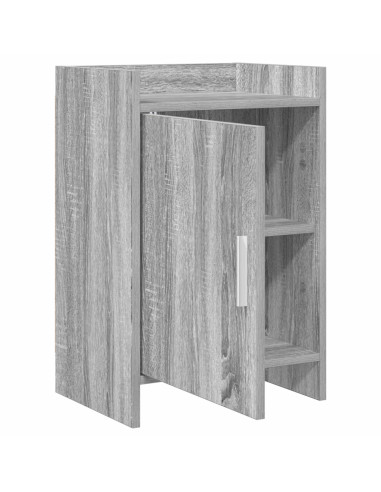 Comodini 2 pcs Sonoma grigio 40 x 30 x 60 cm