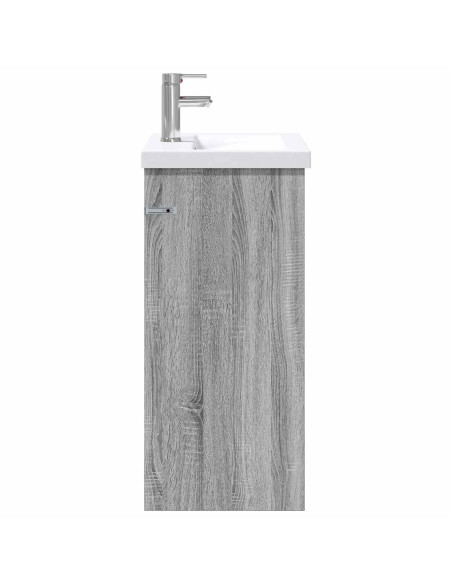 Set di mobili per il bagno Sonoma grigio 61 x 40 x 84,5 cm