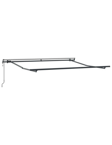 Tenda Retrattile Sabbia 400 × 300 cm Tessuto e Alluminio