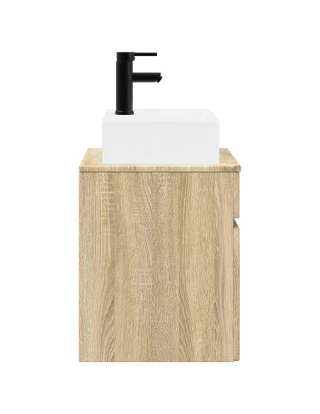 Mobile Lavabo da Parete Rovere Sonoma 39 x 41 x 62,5 cm