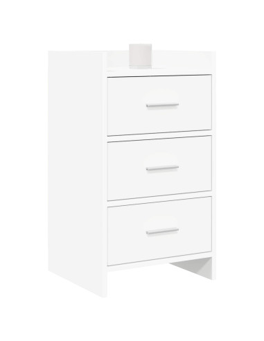 Comodini Bianco 40 x 36 x 70 cm Legno ingegnerizzato
