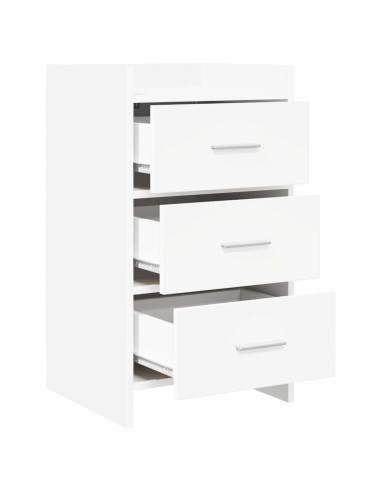 Comodini Bianco 40 x 36 x 70 cm Legno ingegnerizzato
